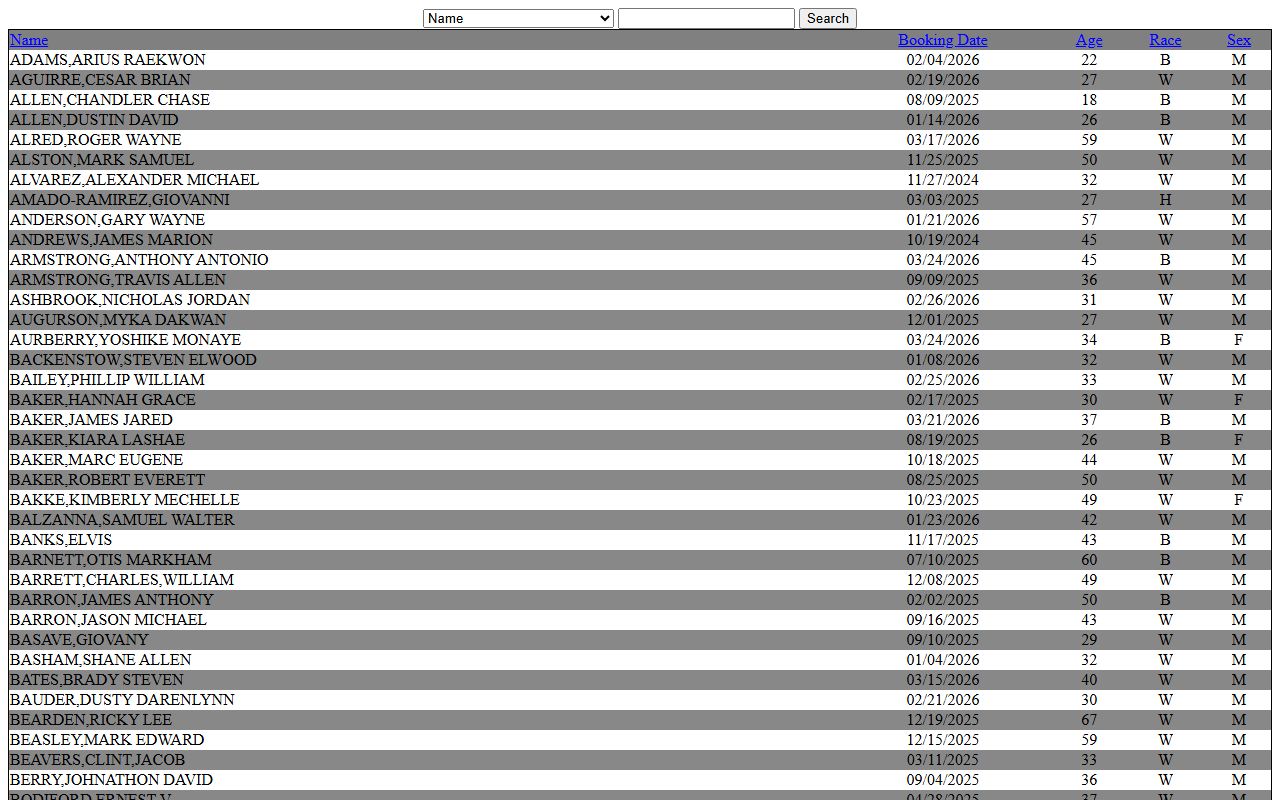 Garland booking releases and inmate search records - Garland Detention Center Inmate List