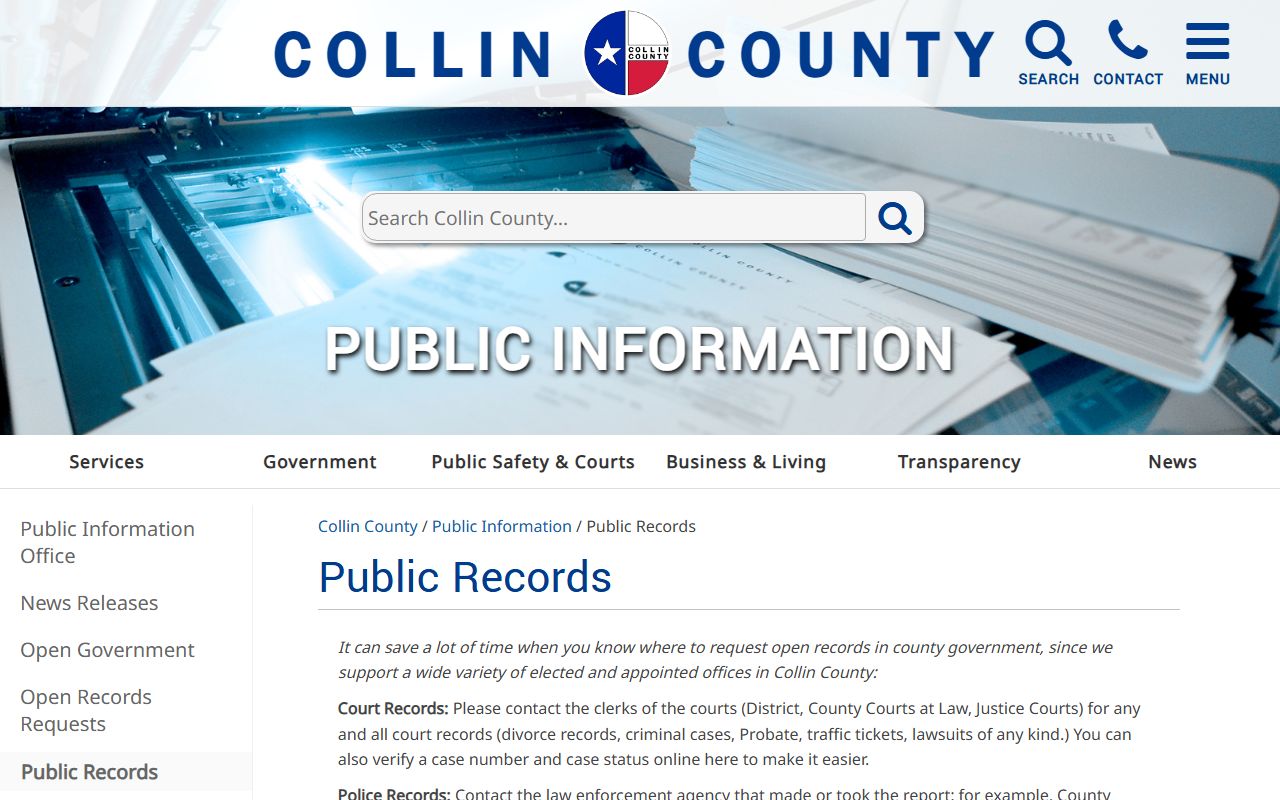 Mckinney booking releases and inmate search records - Collin County Public Records