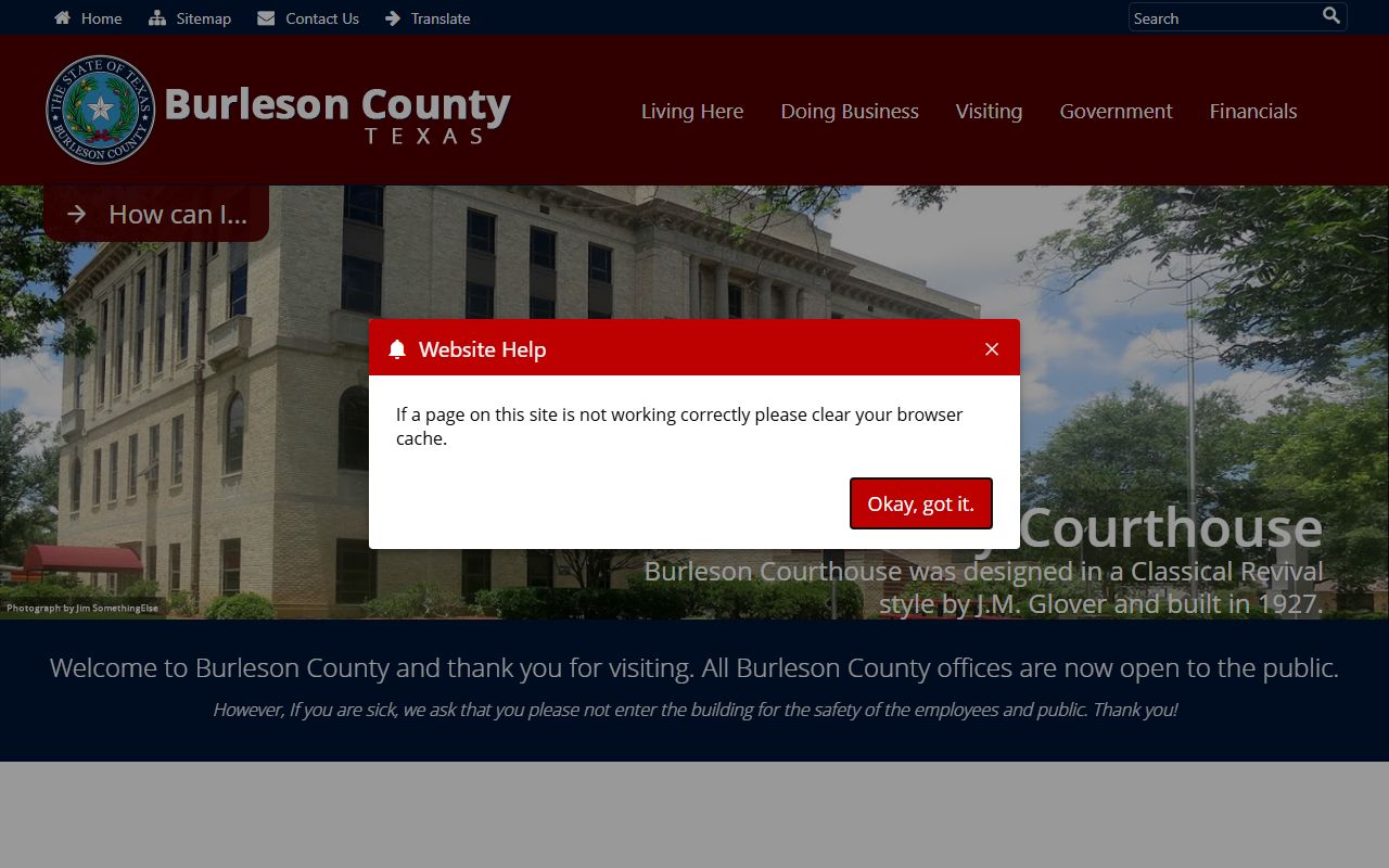 Burleson County booking releases and inmate search records - Burleson County Sheriff's Office