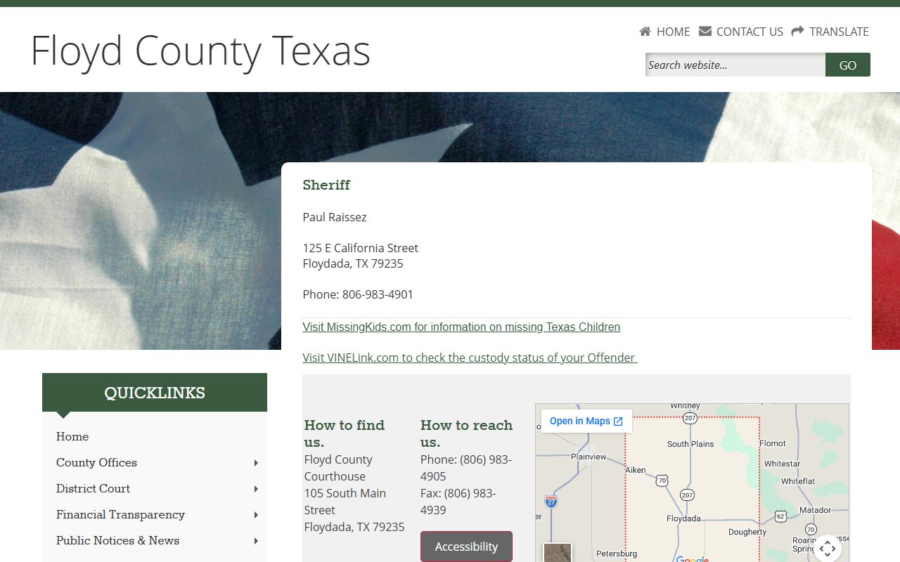Floyd County booking releases and inmate search records - Floyd County Sheriff's Office