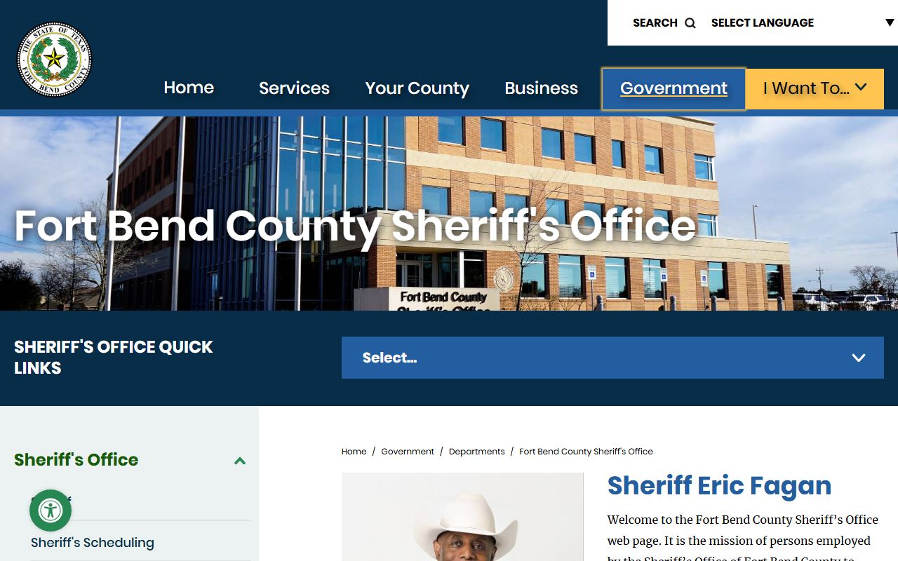 Fort Bend County booking releases and inmate search records - Fort Bend County Sheriff's Office