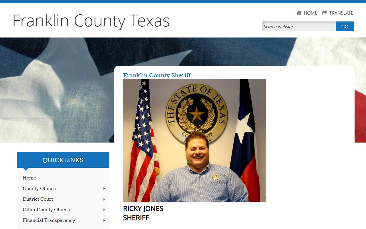 Franklin County booking releases and inmate search records - Franklin County Sheriff's Office