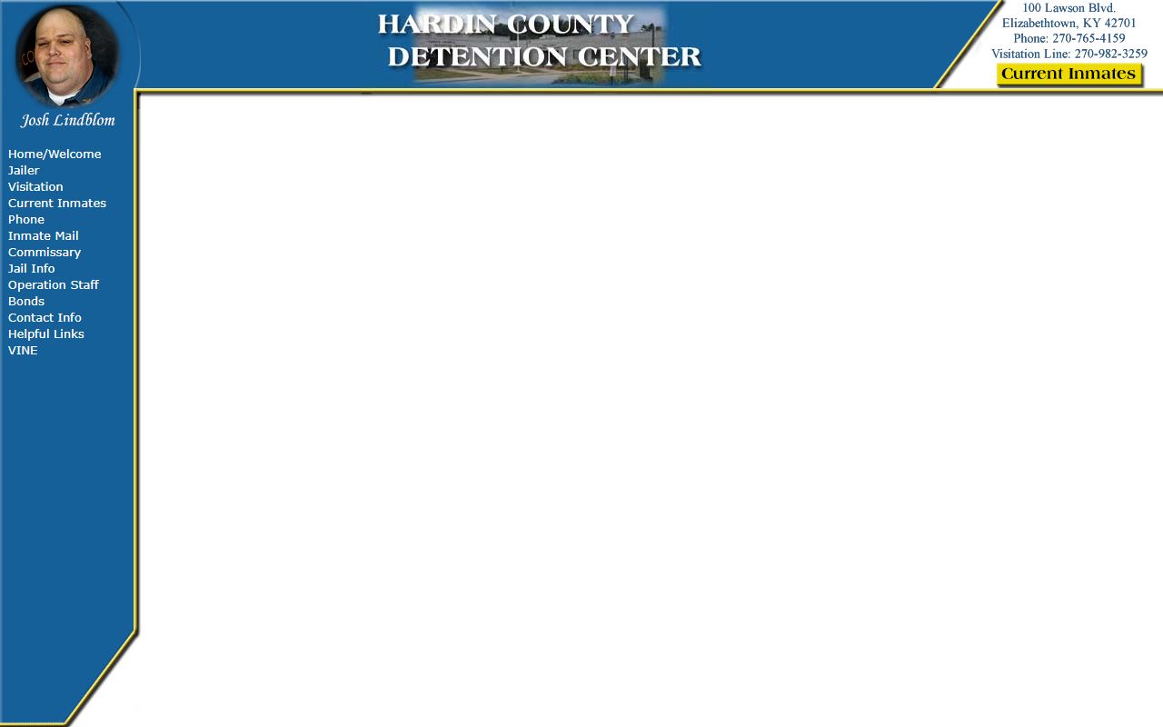 Hardin County booking releases and inmate search records - Hardin County Detention Center JailTracker