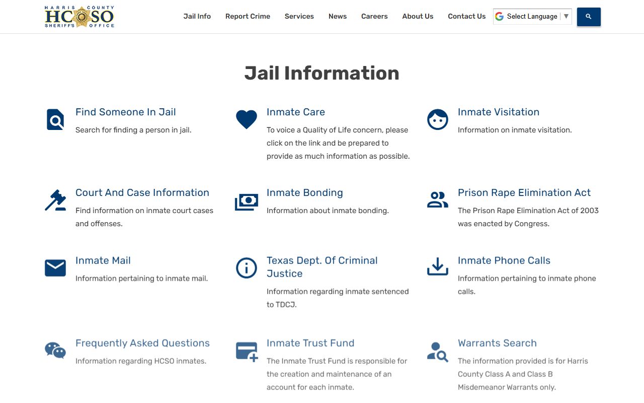 Harris County booking releases and inmate search records - Harris County Jail Information Portal