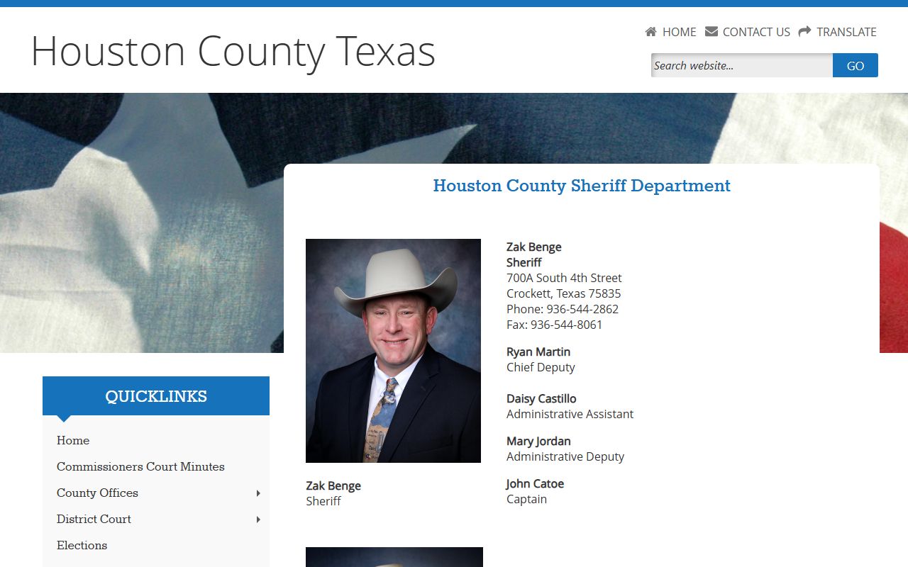 Houston booking releases and inmate search records - Houston County Sheriff's Office