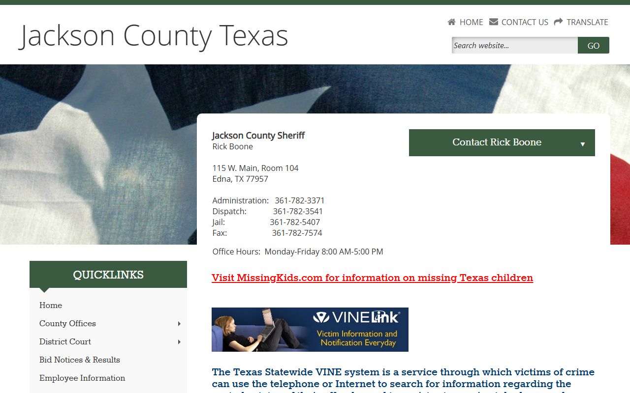 Jackson County booking releases and inmate search records - Jackson County Sheriff's Office