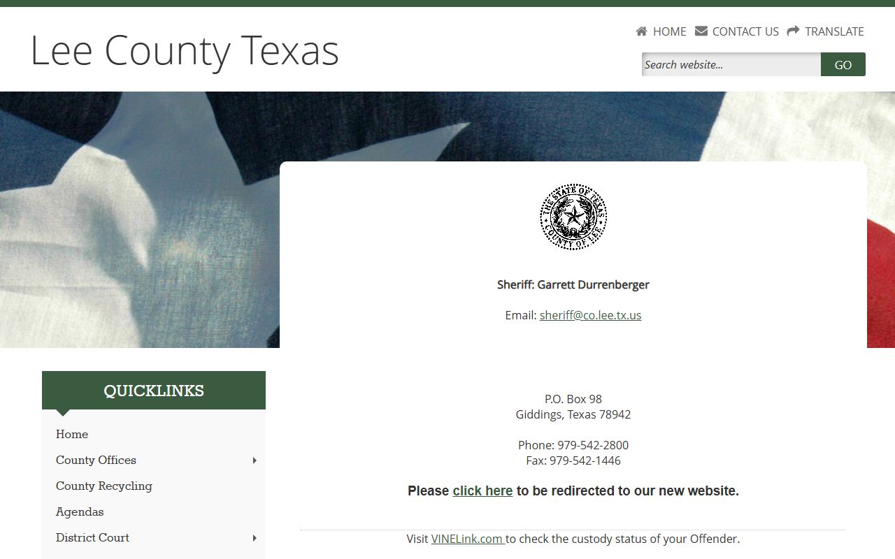 Lee County booking releases and inmate search records - Lee County Sheriff's Office