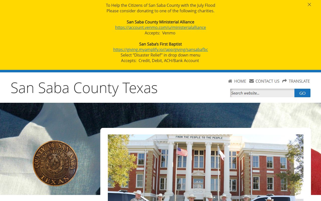 San Saba County booking releases and inmate search records - San Saba County Sheriff's Office