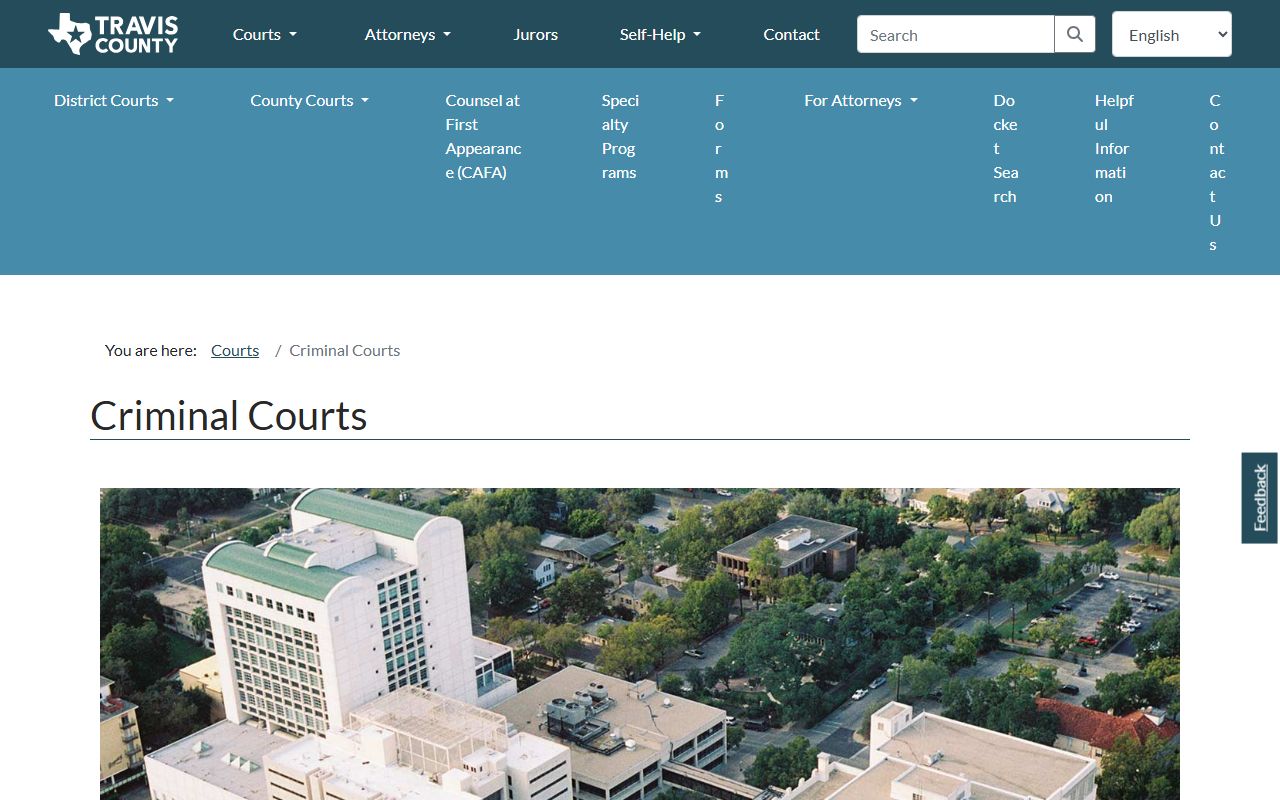 Travis County booking releases and inmate search records - Travis County Criminal Courts