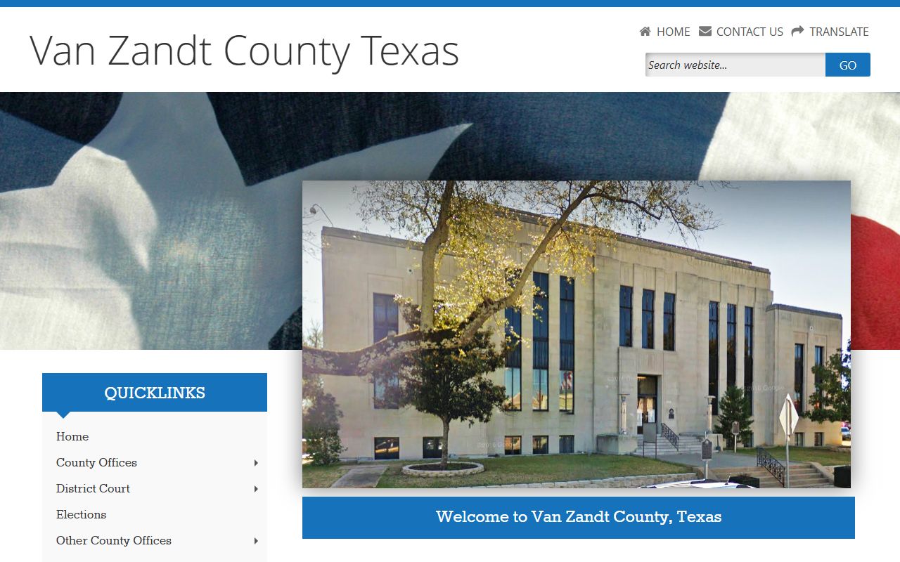 Van Zandt County booking releases and inmate search records - Van Zandt County Sheriff's Office